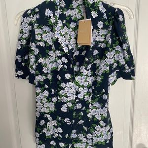 BNWT Michael Kors Collection Floral shirt
